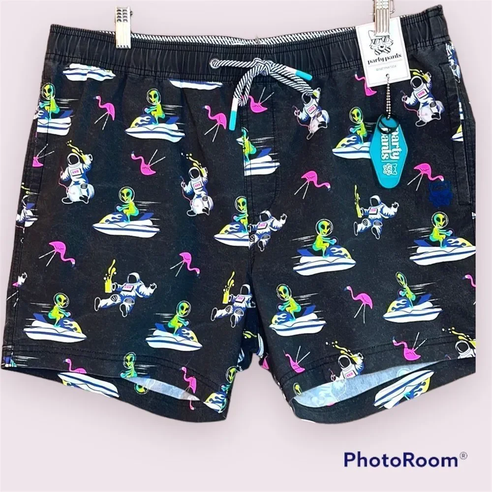 PARTY PANTS  Intergalactic Swim Trunks *NEW*